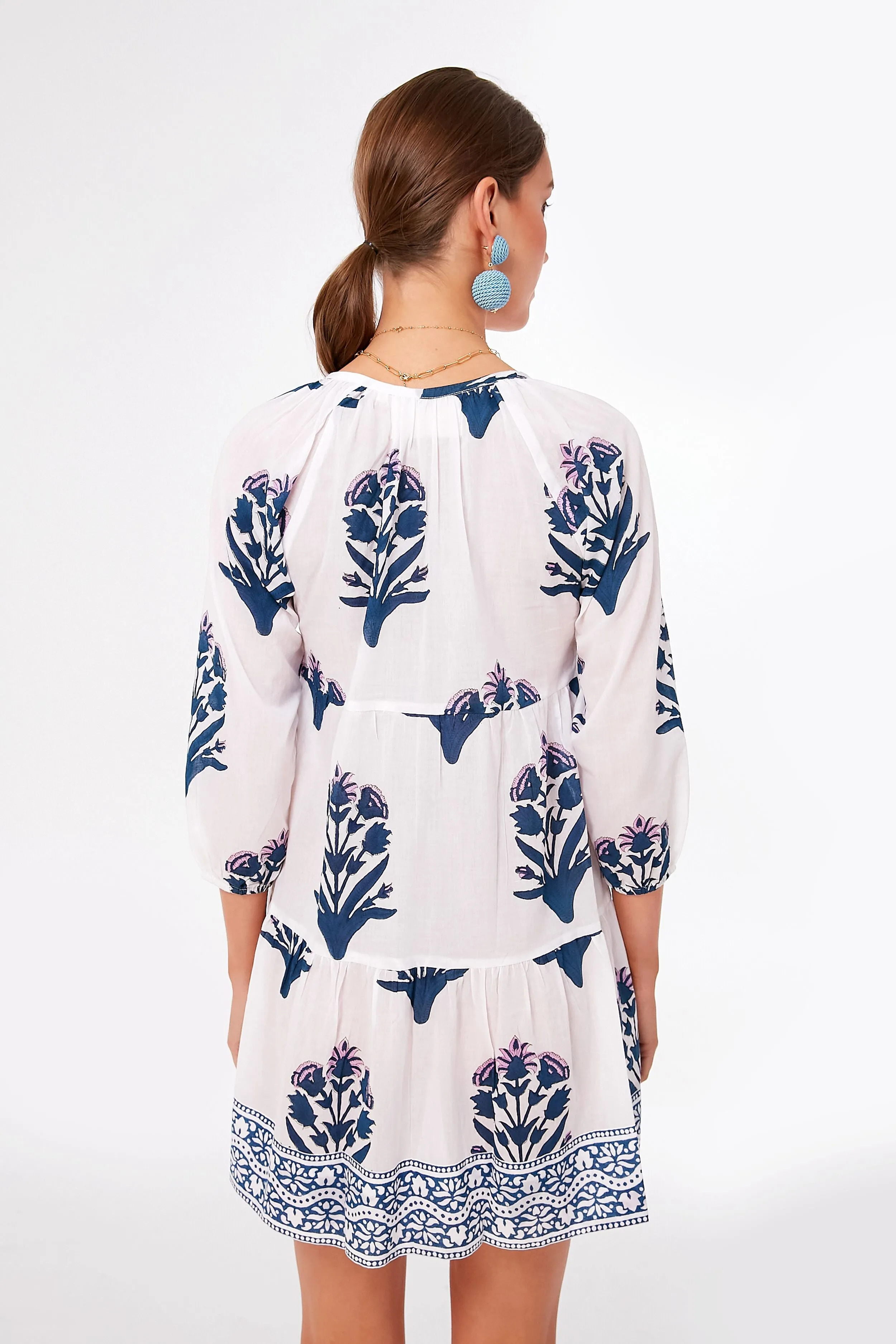 Indigo and Violet Palladio Garden Priya Coverup