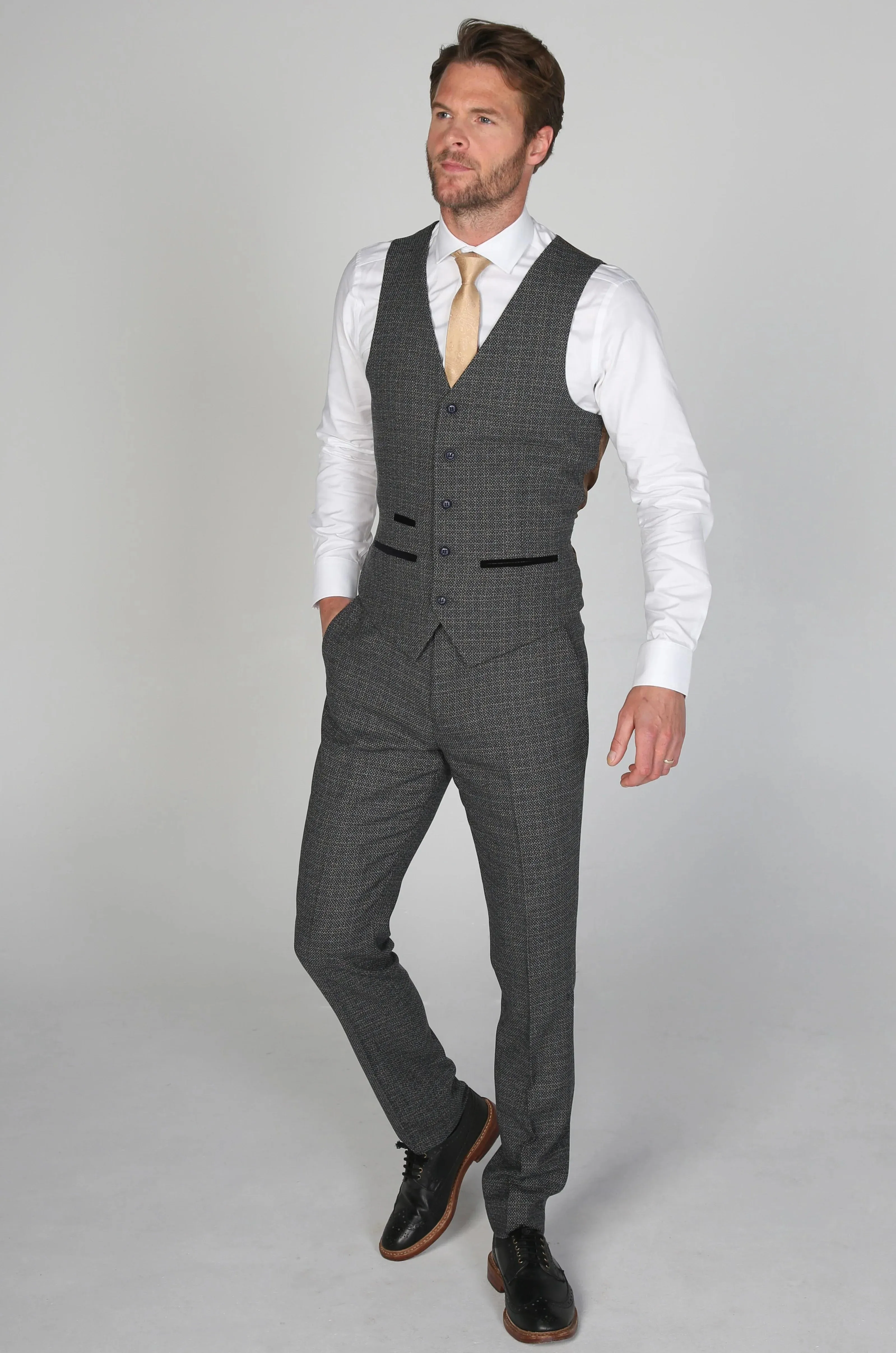 Ralph Navy Men's Three Piece Suit